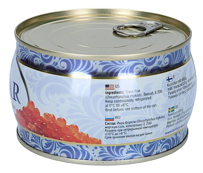 Икра Лососевая Форель 400гр 