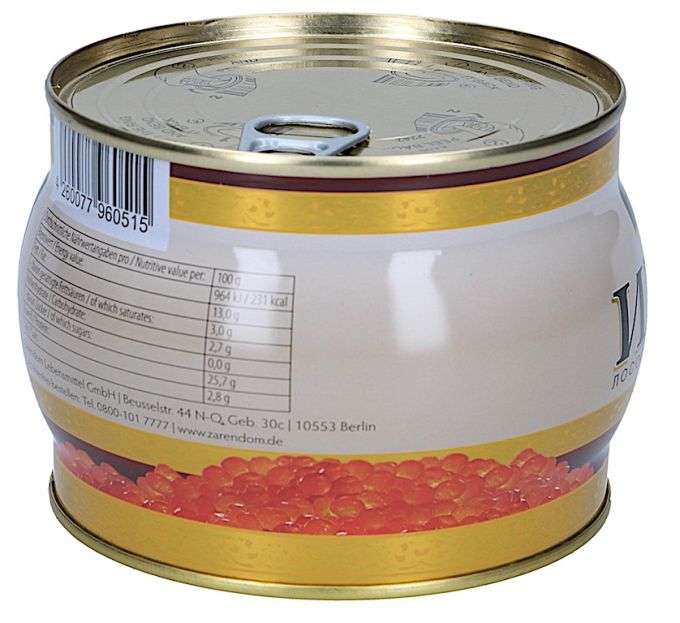 Ікра кети Premium 500гр Zarendom