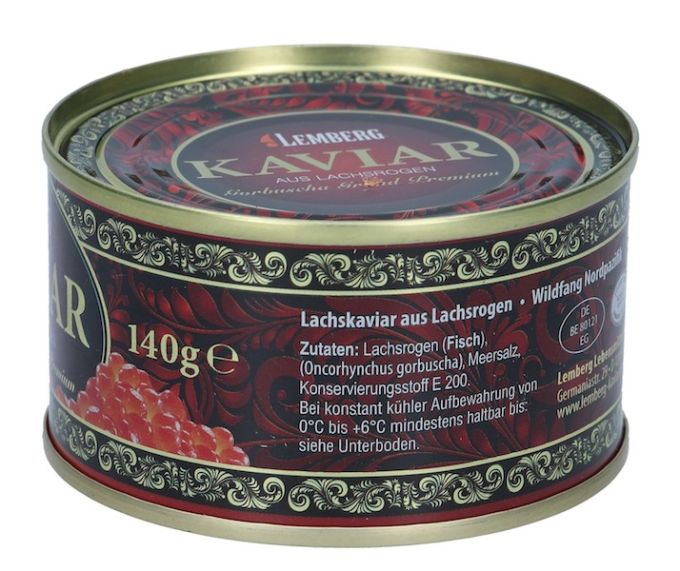 Икра Горбуши Grand Premium 140гр Лемберг