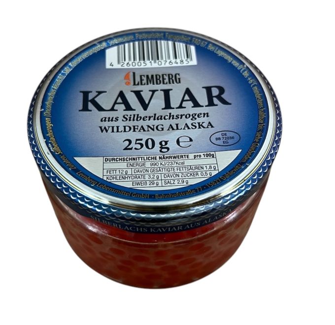 Икра красная Кижуч 250г Lemberg