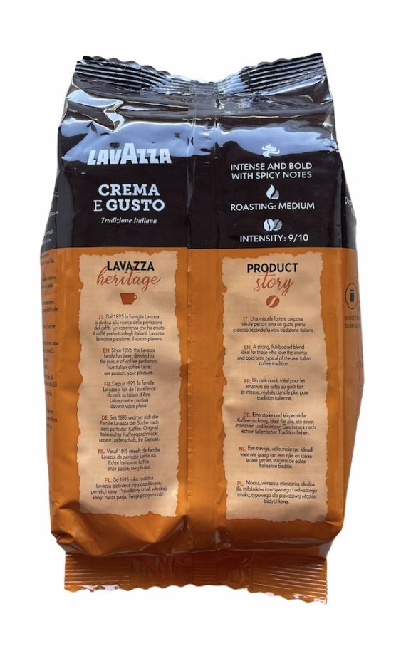 Кава Crema e Gusto 1кг Лавацца