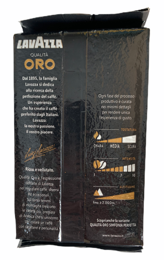 Кофе молотый Lavazza Qualita Oro d'Altura 250гр Польша