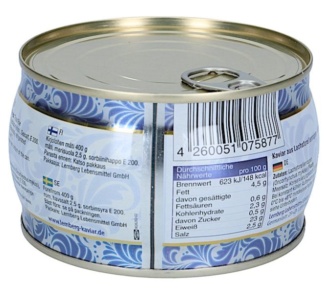 Икра Лососевая Форель 400гр 