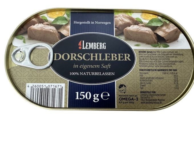 Печінка тріски 150гр Lemberg