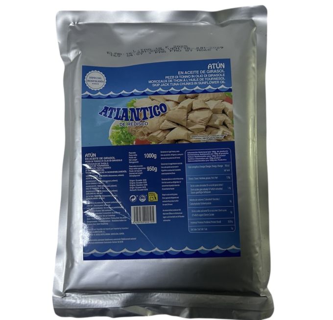 Тунець 1кг Atlantico в соняшниковій олії